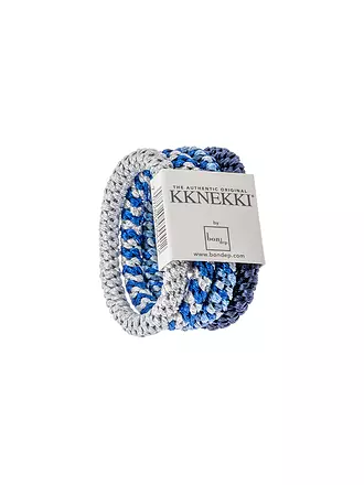 KKNEKKI | Goma de pelo, paquete de 4, BUNDLE 7 | blau